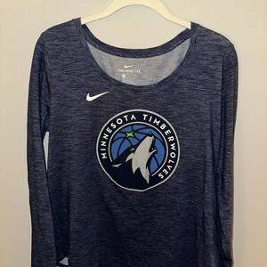 Nike Minnesota Timberwolves Long Sleeve Tee - M